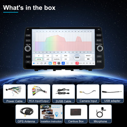 Honda Civic Radio upgrade 2016-2021 CarPlay Stereo Screen - Topdisplay 2016 2017 2018 2019 2020 2021 Replacement Headunit Apple Android Auto Accessories Pantalla Estéreo