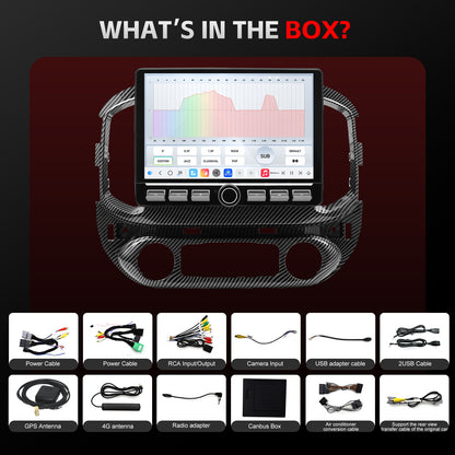 Chevy Colorado Radio upgrade 2015-2018 CarPlay Stereo Screen - Topdisplay 2015 2016 2017 2018 Chevrolet Replacement Headunit Apple Android Auto Accessories Pantalla Estéreo
