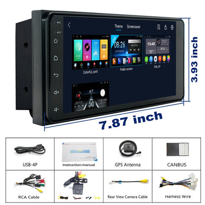Topdisplay 2006 2007 2008 2009 2010 Toyota 4Runner Upgrade Stereo Headunit Apple Carplay Android Auto Pantalla Estéreo