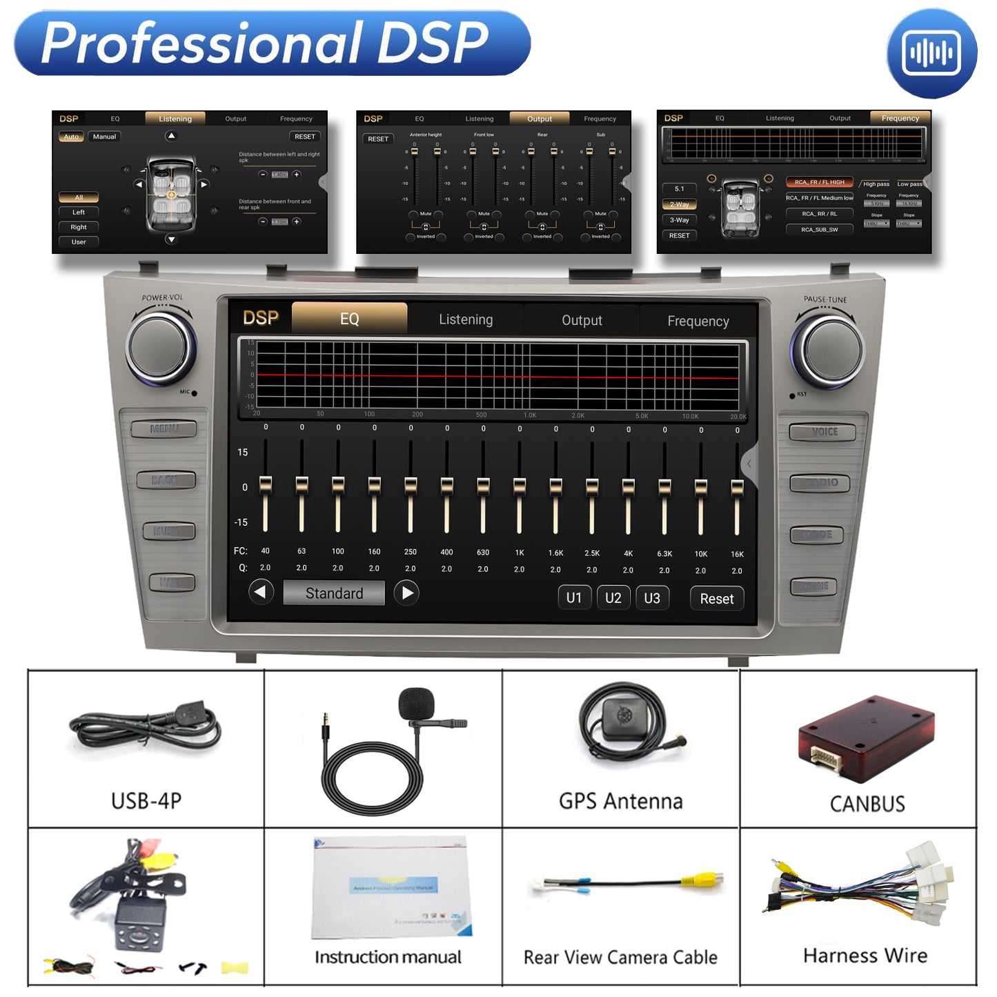 Toyota Camry 2007 2008 2009 2010 2011 Touchscreen Upgrade