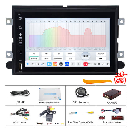 Ford Focus Radio upgrade 2005-2007 CarPlay Stereo - Topdisplay 2005 2006 2007 Upgrade Touch Screen Headunit Apple Carplay Android Auto Accessories Estéreo Pantalla