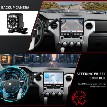 Toyota Tundra radio 2014-2021 Upgrade CarPlay Screen- Topdisplay 2014 2015 2016 2017 2018 2019 2020 2021 Toyota Tundra Upgrade Stereo Headunit Apple Carplay Android Auto Pantalla Estéreo