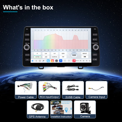 For Honda CRV 2007-2011 Radio upgrade,10.2-inch QLED 8-Core CPU,touch screen Stereo,Wireless CarPlay & Android Auto,keep OEM Controls