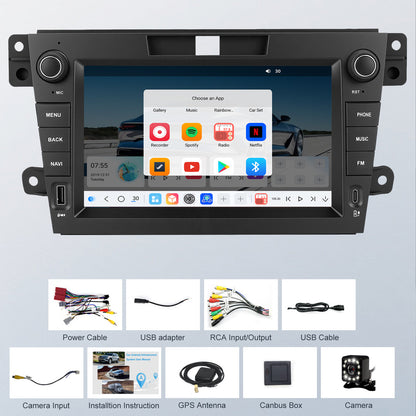 For Mazda CX-7 2006-2012 Radio upgrade, 8-inch QLED 8-Core CPU, touch screen Stereo,Wireless CarPlay & Android Auto, keep OEM Controls, Free backup Camera Included
