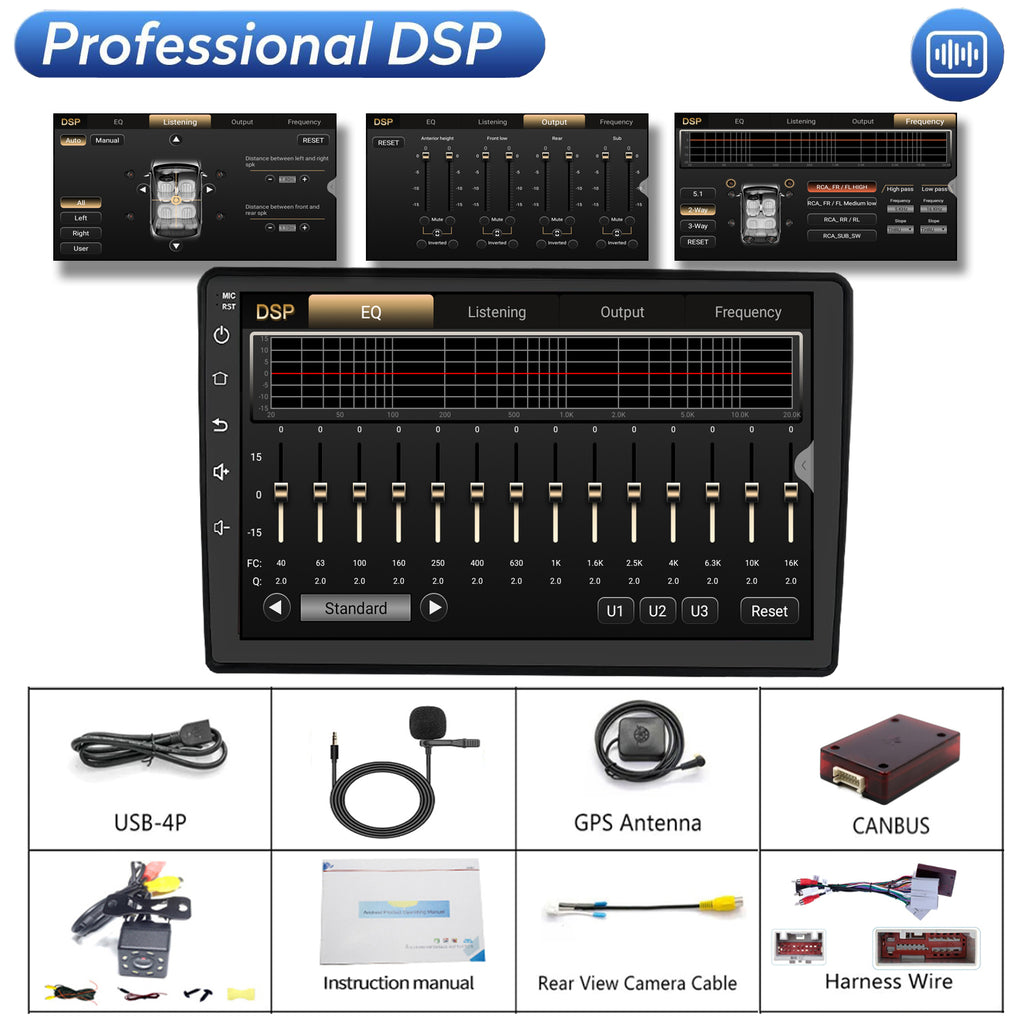 for Ford F150 2004-2008 Radio upgrade,10.1-inch QLED 8-Core CPU,touch screen Stereo,Wireless CarPlay & Android Auto,Free camera