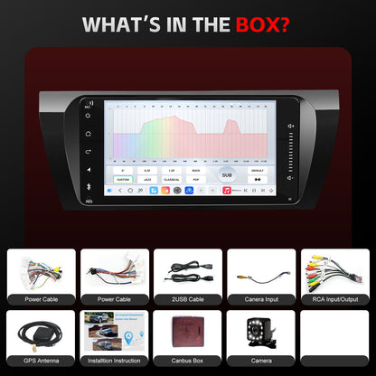 For Toyota Corolla 2014 2015 2016 Radio Upgrade, 9-inch QLED 8-Core CPU, Touch Screen Stereo,Wireless CarPlay & Android Auto,Free backup camera, keep OEM Controls