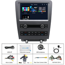 Load image into Gallery viewer, for Ford Mustang 2010-2014 Radio upgrade,9-inch QLED 8-Core CPU,touch screen Stereo,Wireless CarPlay &amp; Android Auto,Free camera