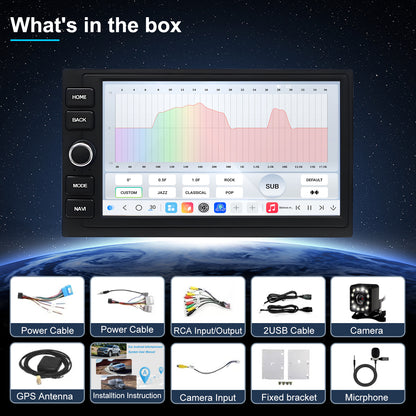 Honda Pilot Radio upgrade 2003-2008 CarPlay Stereo Screen-Topdisplay 2003 2004 2005 2006 2007 2008 Replacement Headunit Apple Android Auto Accessories Pantalla Estéreo 