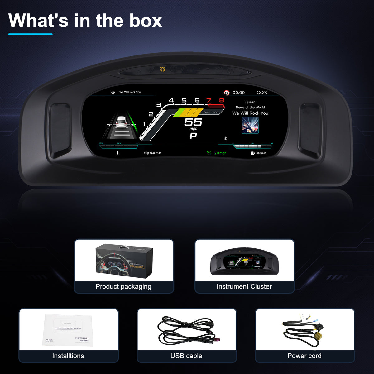 Volkswagen Multivan T5 2012 2013 2014 2015 2016 2017 2018 2019 digital instrument cluster upgrade
