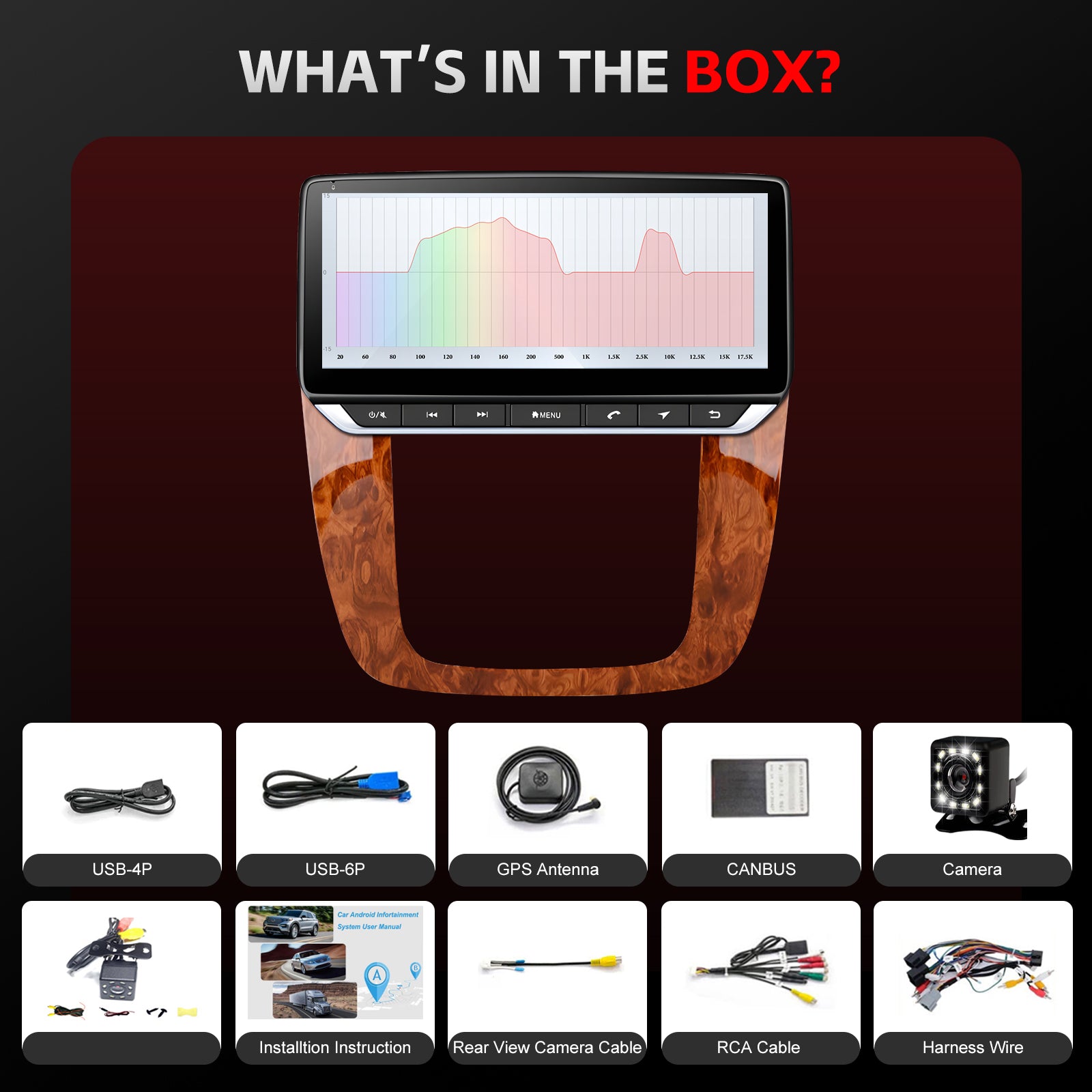 Chevy Tahoe Radio upgrade 2007-2013 CarPlay Stereo Screen-Topdisplay 2007 2008 2009 2010 2011 2012 2013 Chevrolet Replacement