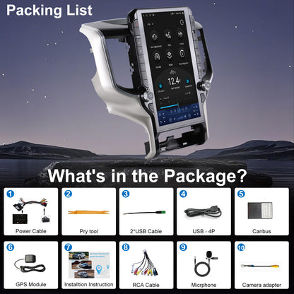 Dodge RAM 1500/2500/3500 Radio upgrade 2019-2023 CarPlay Stereo Screen - Topdisplay 2019 2020 2021 2022 2023 Replacement Headunit Apple Android Auto Accessories Pantalla Estéreo