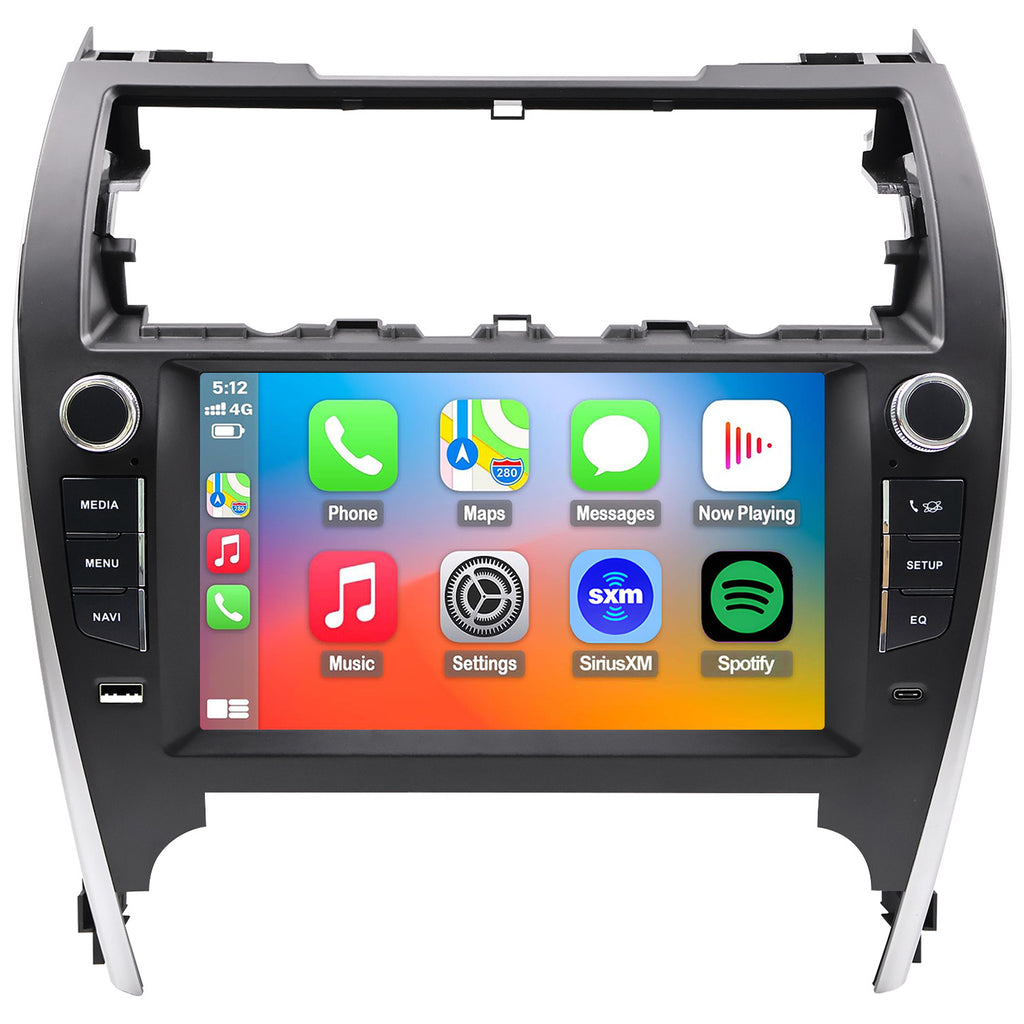 For Toyota Camry 2012-2014 Radio upgrade,9-inch QLED  8-Core CPU,touch screen Stereo,Wireless CarPlay & Android Auto,keep OEM Controls
