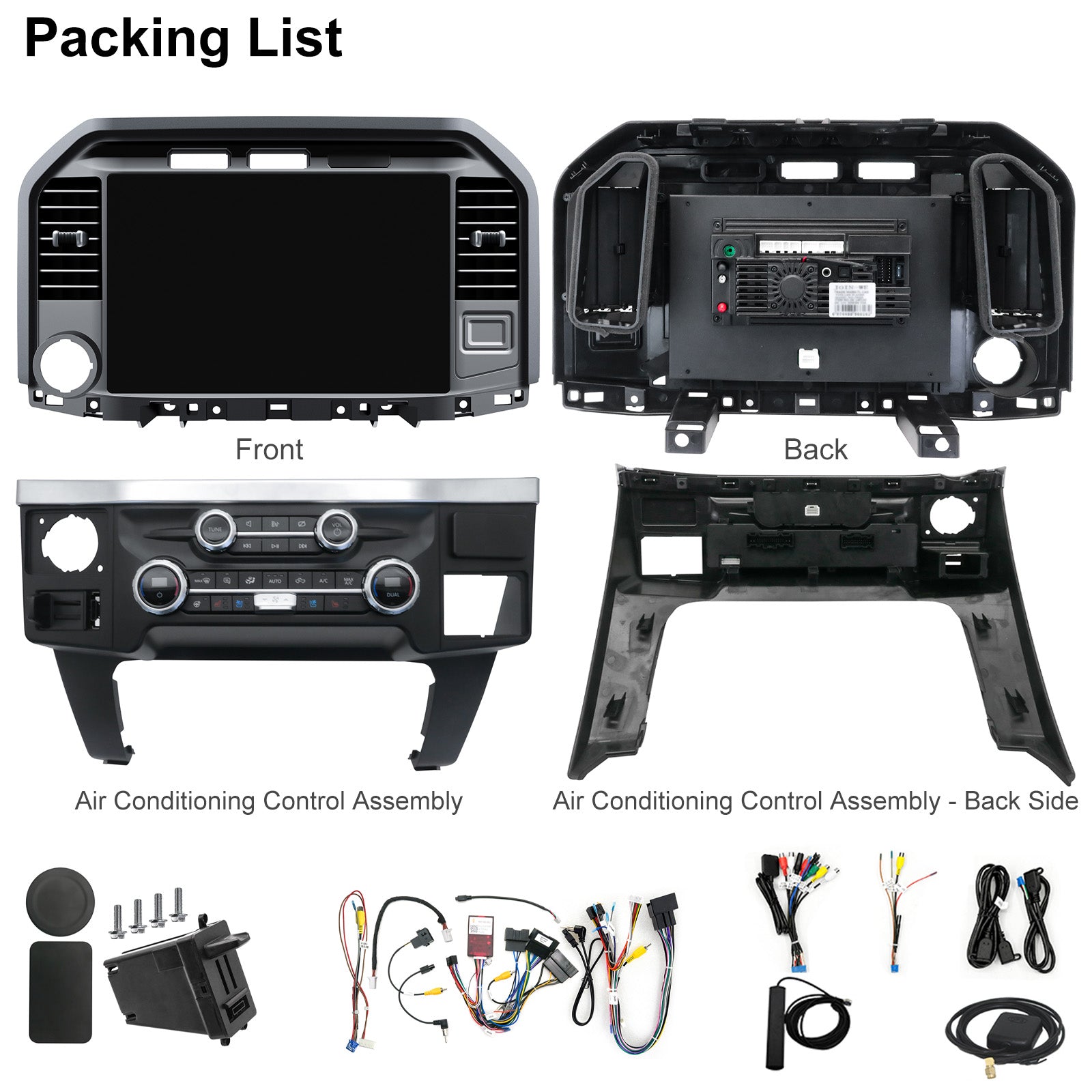 Ford F150 Stereo replacement 2015-2020 CarPlay Radio Screen-Topdisplay 2015 2016 2017 2018 2019 2020 F150 Upgrade Headunit Apple Carplay Android Auto Accessories Pantalla Estéreo
