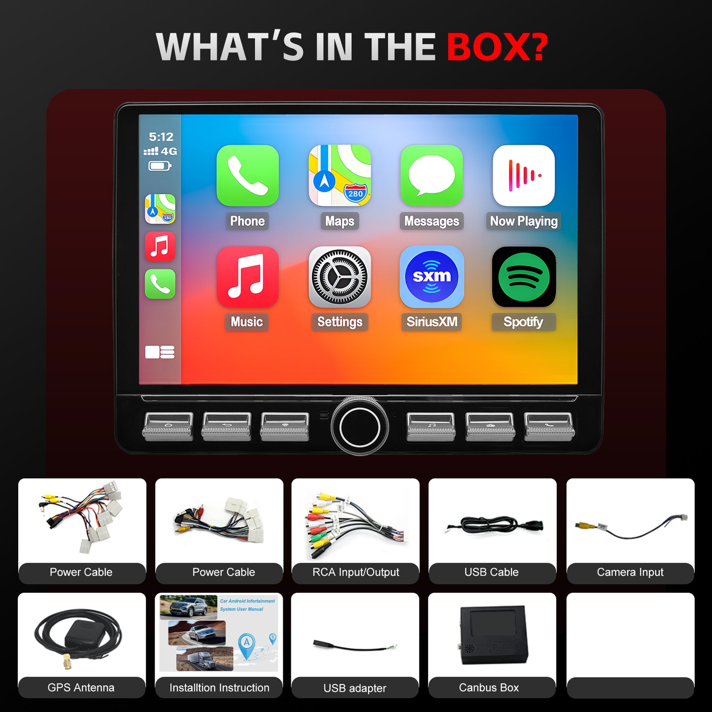 Toyota Tundra radio 2014-2021 Upgrade CarPlay Screen- Topdisplay 2014 2015 2016 2017 2018 2019 2020 2021 Toyota Tundra Upgrade Stereo Headunit Apple Carplay Android Auto Pantalla Estéreo