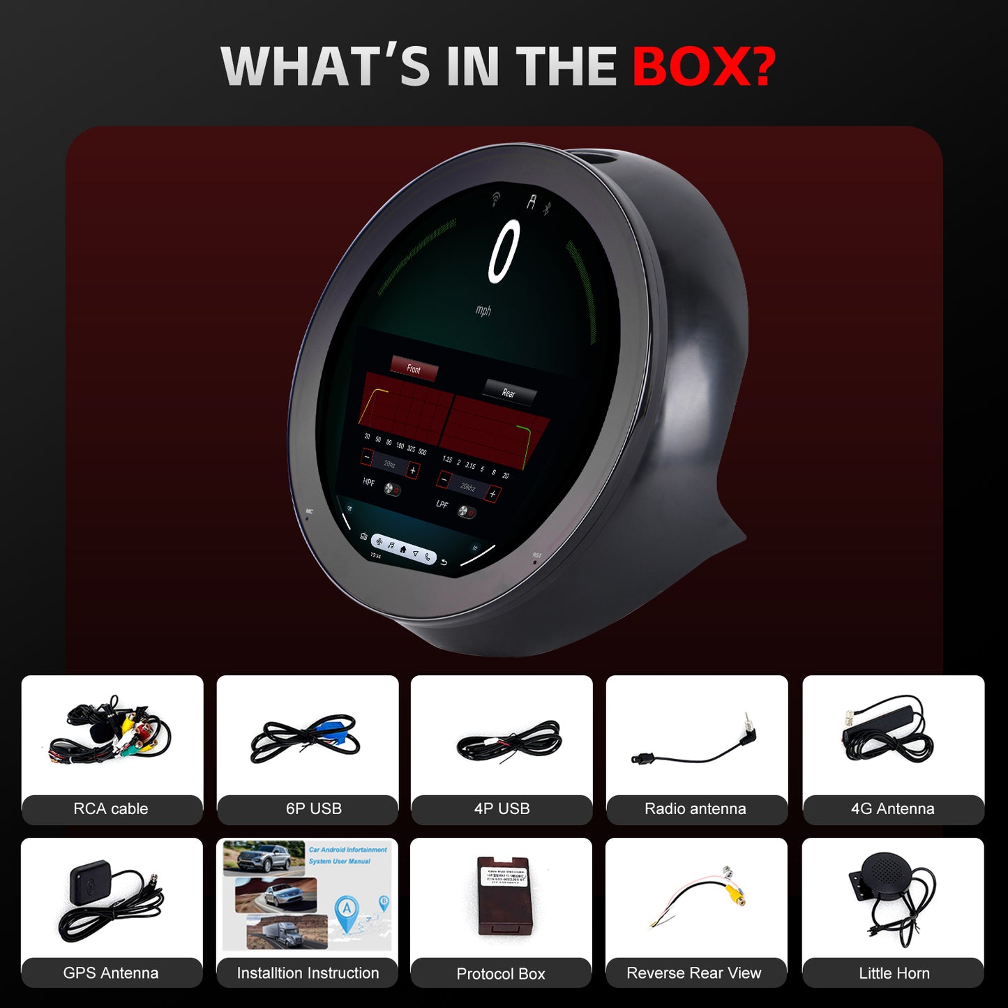 BMW MINI Radio upgrade 2017-2023 CarPlay Stereo Screen - Topdisplay 2017 2018 2019 2020 2021 2022 2023 Replacement Headunit Apple Android Auto Accessories Pantalla Estéreo