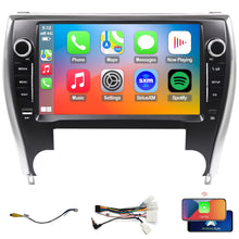 Load image into Gallery viewer, For Toyota Camry 2015-2017 Radio upgrade,9-inch QLED  8-Core CPU,touch screen Stereo,Wireless CarPlay &amp; Android Auto,keep OEM Controls