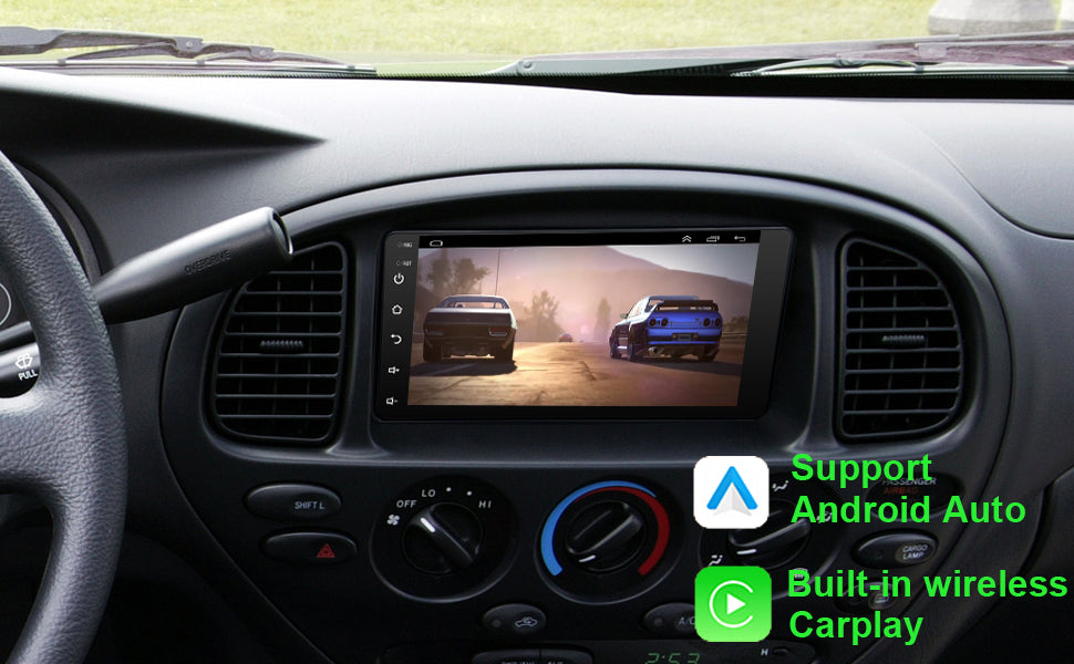 For Toyota Tundra 2000-2006 Radio upgrade,7-inch QLED  8-Core CPU,touch screen Stereo,Wireless CarPlay & Android Auto,keep OEM Controls