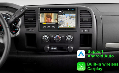 For Buick Lucerne 2006-2011 Radio upgrade,10.1-inch QLED 8-Core CPU,touch screen Stereo,Wireless CarPlay & Android Auto,keep OEM Controls