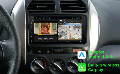 For Toyota Highlander 2001-2007 Radio upgrade,7-inch QLED  8-Core CPU,touch screen Stereo,Wireless CarPlay & Android Auto,keep OEM Controls