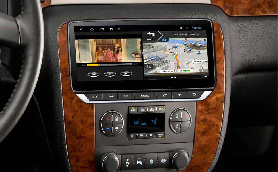 for Chevrolet Chevy Express 2007-2013 Radio upgrade,10.25-inch QLED 8-Core CPU,touch screen Stereo,Wireless CarPlay & Android Auto,Free camera