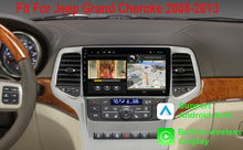 Load image into Gallery viewer, For Jeep Grand Cherokee 2008-2013 Radio upgrade,9-inch QLED  8-Core CPU,touch screen Stereo,Wireless CarPlay &amp; Android Auto,keep OEM Controls