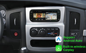 For Chrysler Sebring 2003-2006 Radio upgrade,6.8-inch QLED 8-Core CPU,touch screen Stereo,Wireless CarPlay & Android Auto,Free camera,keep OEM controls