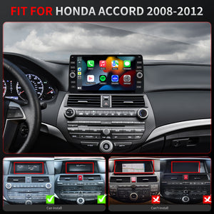 For Honda Accord 2008-2012 Radio upgrade,10.2-inch QLED  8-Core CPU,touch screen Stereo,Wireless CarPlay & Android Auto,keep OEM Controls