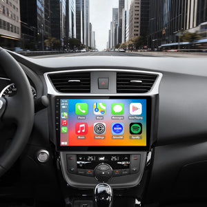 For Nissan Sentra 2013-2019 Radio upgrade,9-inch QLED 8-Core CPU,touch screen Stereo,Wireless CarPlay & Android Auto,keep OEM Controls