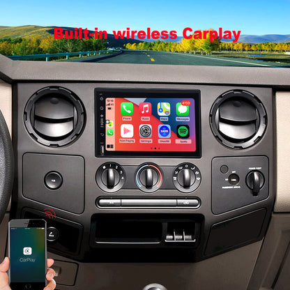 For Ford F150 2004-2008 Radio upgrade,7-inch QLED 8-Core CPU,touch screen Stereo,Wireless CarPlay & Android Auto,Free camera