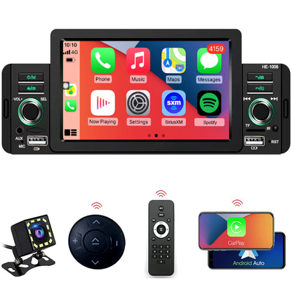 For Volvo VNL 2004-2016 Radio Upgrade, 5-Inch Touch Screen Stereo, Wireless CarPlay, Free Camera