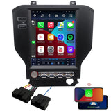for Ford Mustang 2015-2023 Radio upgrade,9.7-inch QLED 8-Core CPU,touch screen Stereo,Wireless CarPlay & Android Auto,keep OEM Controls
