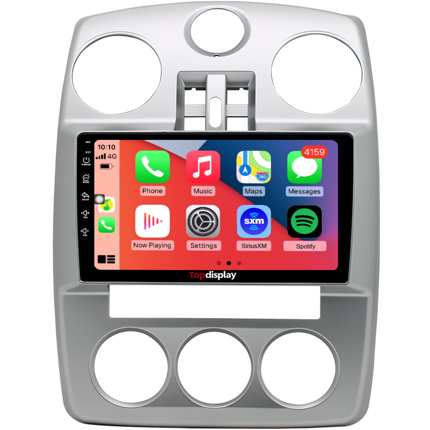 Chrysler PT Cruiser Radio upgrade 2006-2010 CarPlay Stereo Screen-Topdisplay 2006 2007 2008  2009 2010 Replacement Headunit Apple Android Auto Accessories Pantalla Estéreo