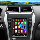 for Ford Explorer 2011-2019 Radio upgrade,9.7-inch QLED  8-Core CPU,touch screen Stereo,Wireless CarPlay & Android Auto,keep OEM Controls