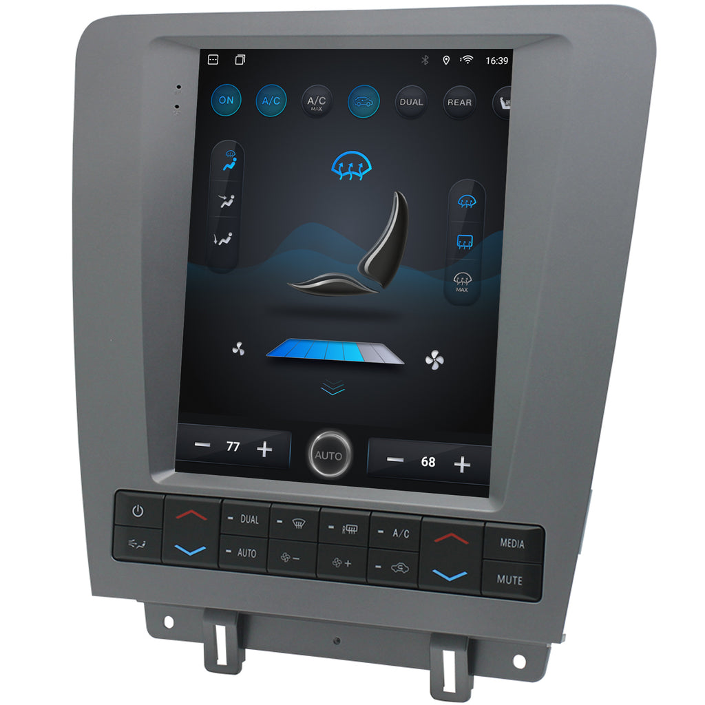 for Ford Mustang 2010-2014 Radio upgrade,9.7-inch QLED 8-Core CPU,touch screen Stereo,Wireless CarPlay & Android Auto,Free camera