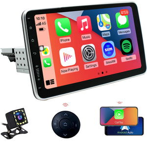 For Freightliner Columbia 2002-2009 Radio Upgrade, 10.1-Inch Android Touch Screen Stereo Replacement, Wireless CarPlay, Free Camera