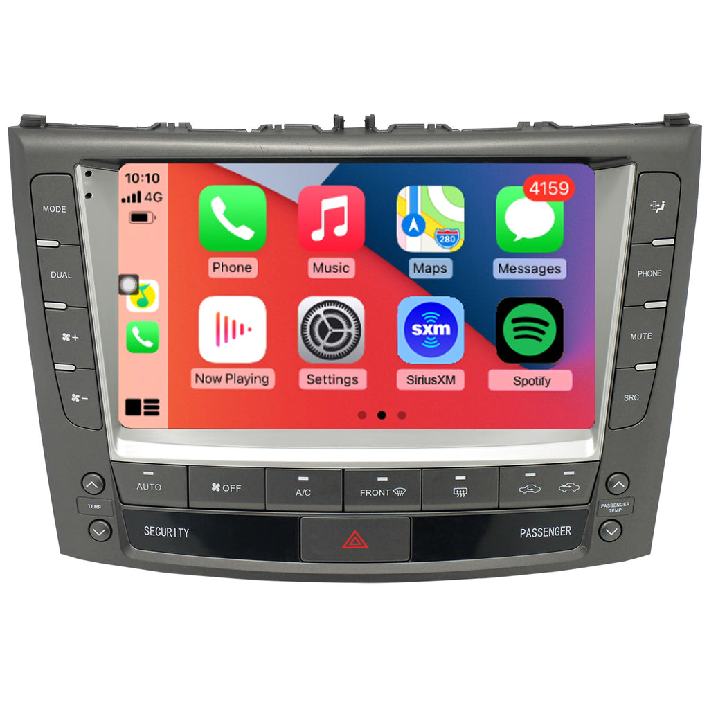 for Lexus IS250 IS350 2006-2013 Radio upgrade,9-inch QLED 8-Core CPU,touch screen Stereo,Wireless CarPlay & Android Auto,keep OEM Controls