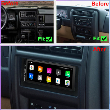 Dodge Avenger Radio upgrade 1995-2000 CarPlay Stereo Screen-Topdisplay 1995 1996 1997 1998 1999 2000 Replacement Headunit Apple Android Auto Accessories Pantalla Estéreo