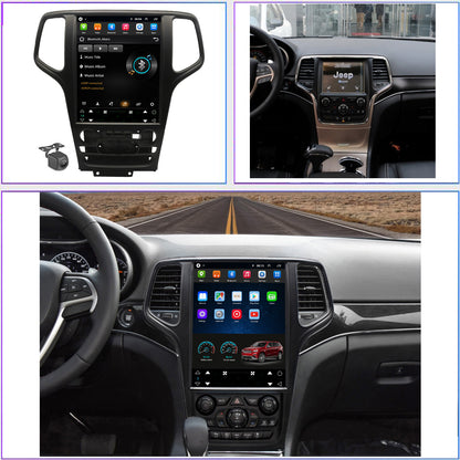 For Jeep Grand Cherokee 2014-2022 Radio upgrade,12.1-inch QLED  8-Core CPU,touch screen Stereo,Wireless CarPlay & Android Auto,keep OEM Controls