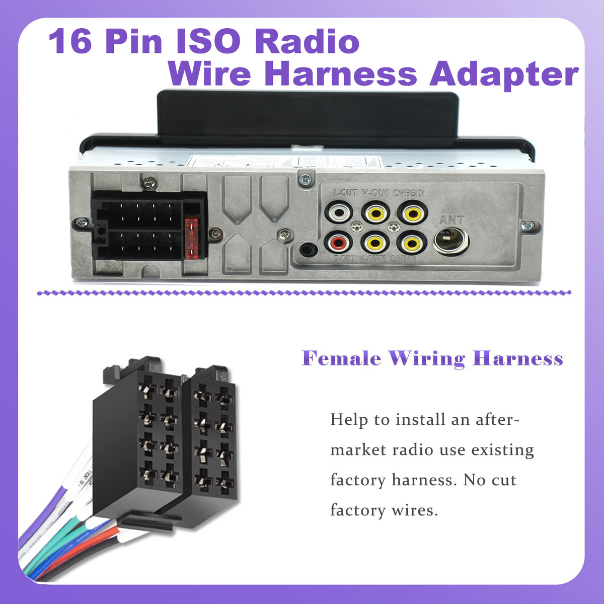 For Volvo VNL 2004-2016 Radio Upgrade, 5-Inch Touch Screen Stereo, Wireless CarPlay, Free Camera