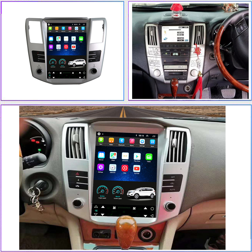 Lexus RX Radio Upgrade 2004-2007 Android Stereo Replacement Build in Wireless carplay Android Auto Bluetooth Wifi Free camera