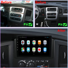 Load image into Gallery viewer, for Dodge RAM 1500/2500/3500 2002-2005 Radio upgrade,9-inch QLED 8-Core CPU,touch screen Stereo,Wireless CarPlay &amp; Android Auto,Free camera