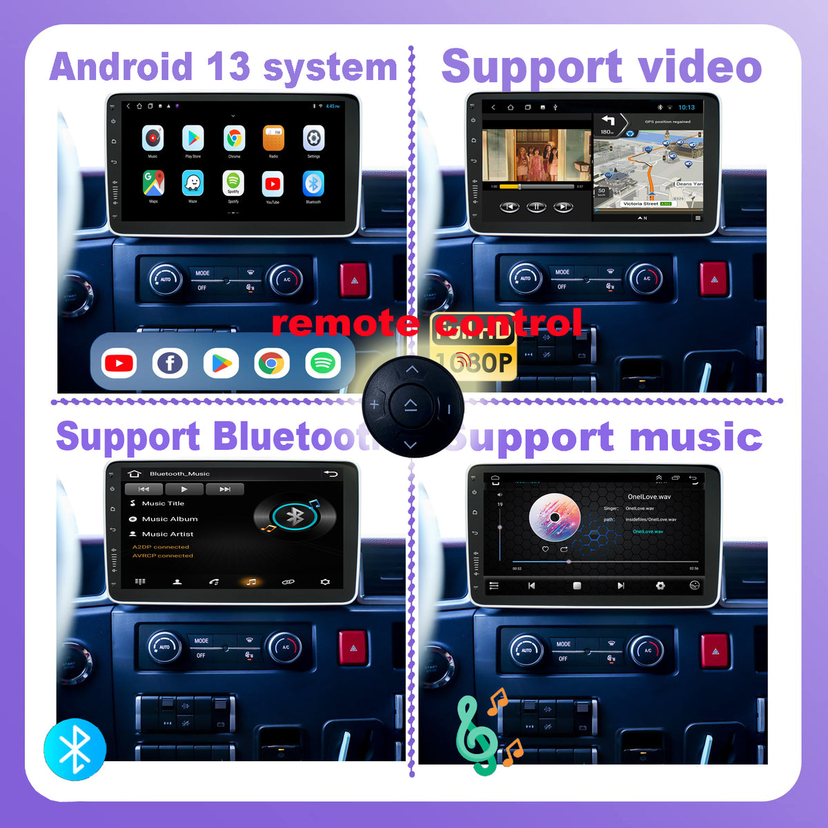 Mack Truck 2012-2018 Radio Upgrade | 10.1" Android Touch Screen, Wireless CarPlay & Android Auto 2012 2013 2014 2015 2016 2017 2018