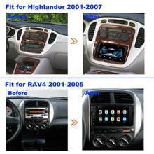 Load image into Gallery viewer, For Toyota Corolla 2003-2008 Radio upgrade,7-inch QLED  8-Core CPU,touch screen Stereo,Wireless CarPlay &amp; Android Auto,keep OEM Controls