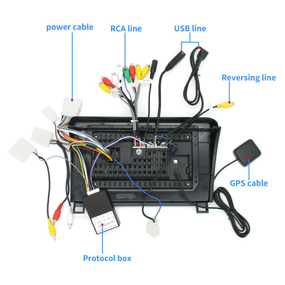Topdisplay 2007 2008 2009 2010 2011 2012 2013 Toyota Tundra Upgrade Stereo Headunit Apple Carplay Android Auto Pantalla Estéreo