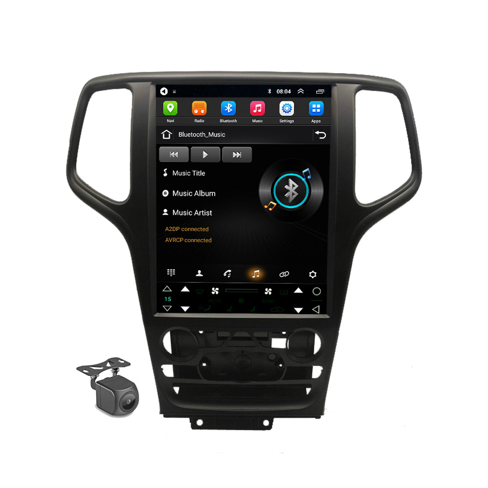 For Jeep Grand Cherokee 2014-2022 Radio upgrade,12.1-inch QLED  8-Core CPU,touch screen Stereo,Wireless CarPlay & Android Auto,keep OEM Controls