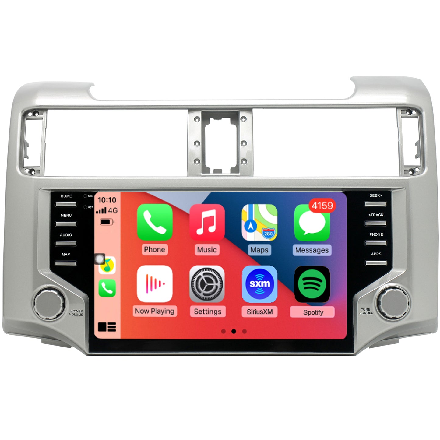 For Toyota 4Runner 2011-2019 Radio upgrade,9-inch QLED  8-Core CPU,touch screen Stereo,Wireless CarPlay & Android Auto,Free camera