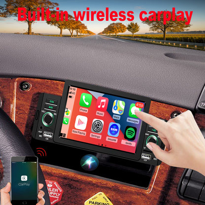 For Volvo VNL 2004-2016 Radio Upgrade, 5-Inch Touch Screen Stereo, Wireless CarPlay, Free Camera