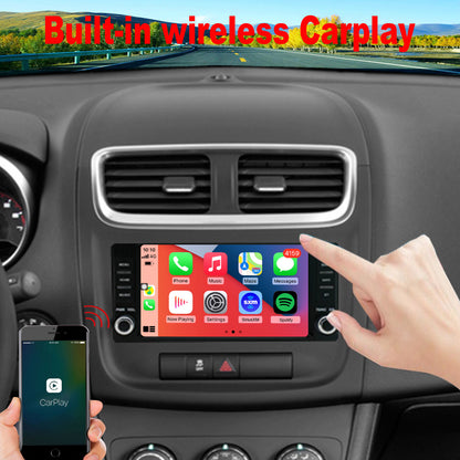 Dodge Avenger Radio upgrade 2008-2014 CarPlay Stereo Screen-Topdisplay 2008 2009 2010 2011 2012 2013 2014 Replacement Headunit Apple Android Auto Accessories Pantalla Estéreo 