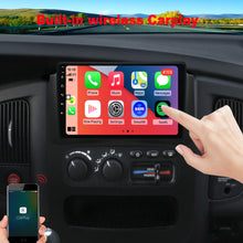Load image into Gallery viewer, for Dodge RAM 1500/2500/3500 2002-2005 Radio upgrade,9-inch QLED 8-Core CPU,touch screen Stereo,Wireless CarPlay &amp; Android Auto,Free camera