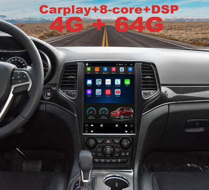 For Jeep Grand Cherokee 2014-2022 Radio upgrade,12.1-inch QLED  8-Core CPU,touch screen Stereo,Wireless CarPlay & Android Auto,keep OEM Controls